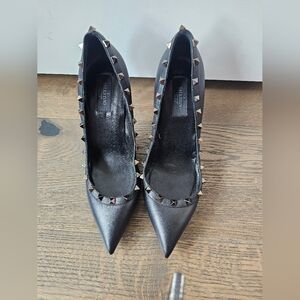 Valentino Black Studded Heels